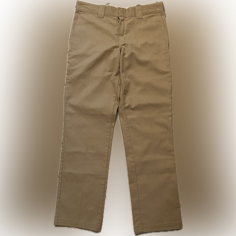 Dickies, slim taper pants, size 34x32, khaki color, GREAT CONDITION!!!